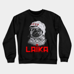 Laika The Soviet Super Hero Space Dog Crewneck Sweatshirt